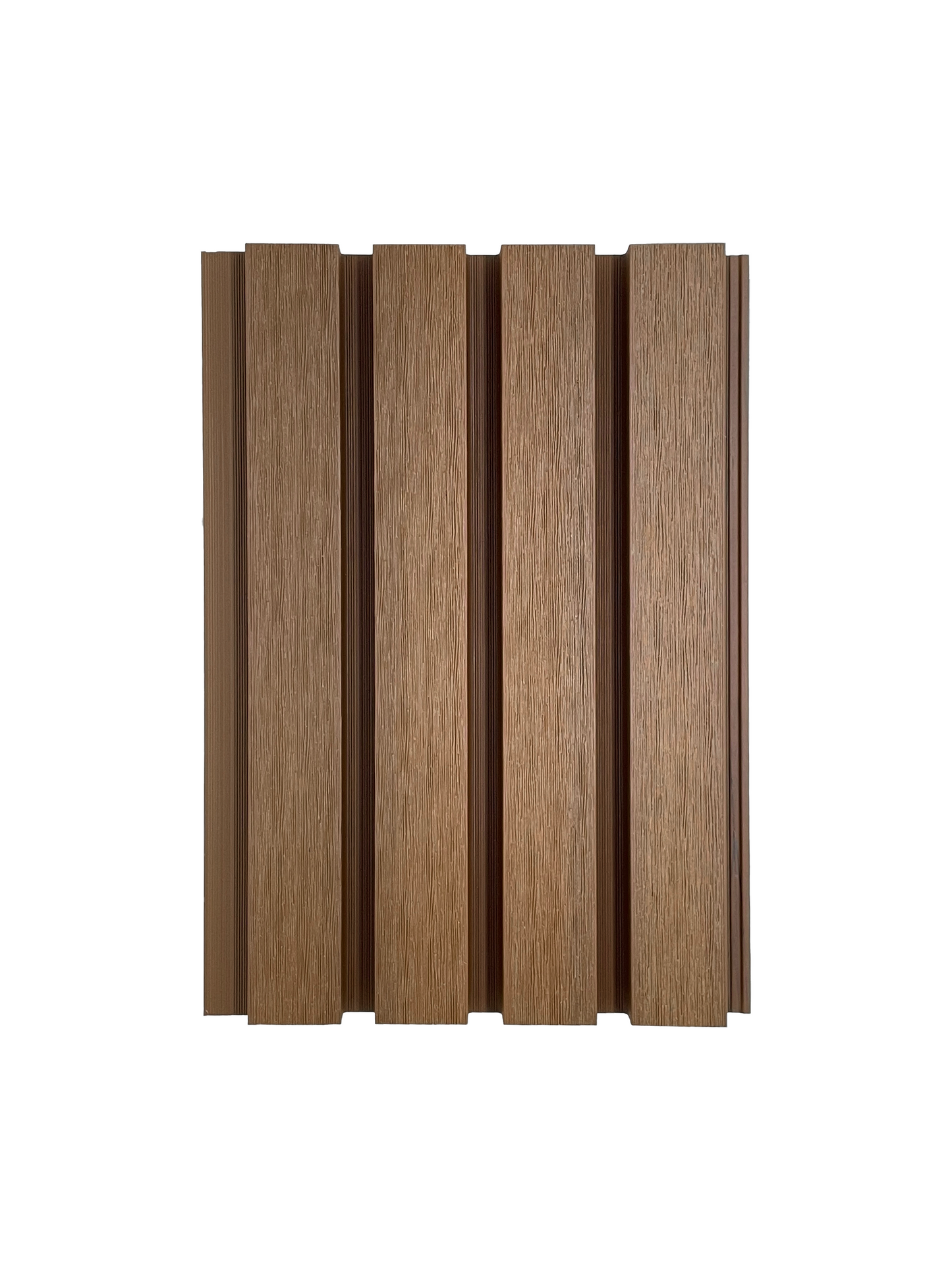 Rivestimento murale per esterni in WPC AIRSHIELD Teak misure 3000 x 219 x 26 mm Confezione: 1 scatola = 3 pezzi = 1,8 m²
