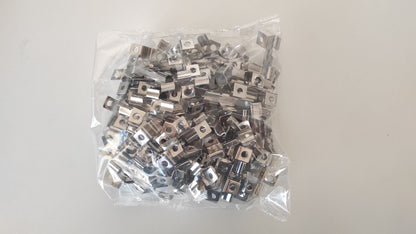 Clip in acciaio inox per Sundeck, set da 100 pezzi, da esterni