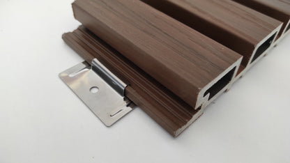 30 Clip in acciaio per rivestimento murale composito in WPC AIRSHIELD