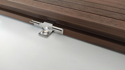 Clip in acciaio inox per Sundeck, set da 100 pezzi, da esterni