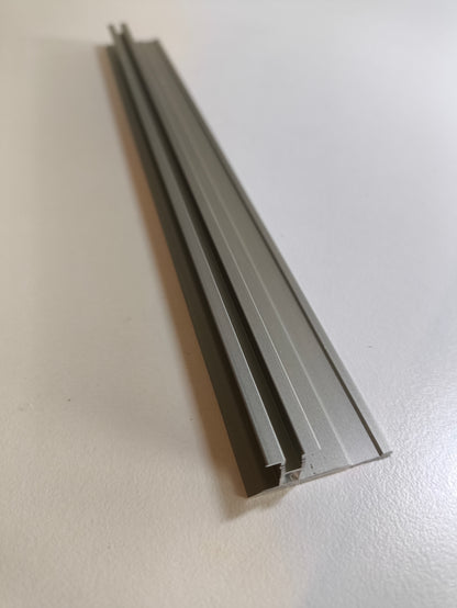 Profilo giunto piano con scuretto in Alluminio per DRYWALL, altezza 3000 mm, color ottone chiaro